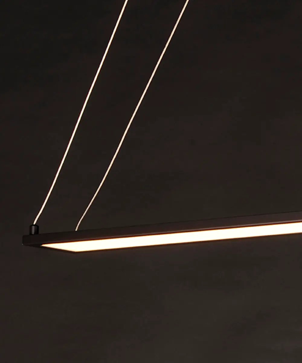 LED Island Light Fixture | 24 Inch | 1 Light | Bronze