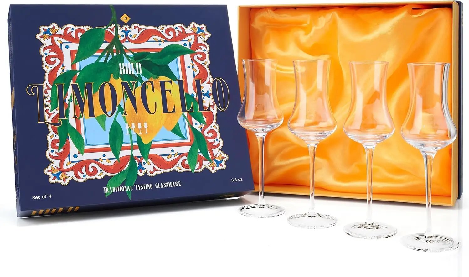 Specialty Limoncello Cocktail Glassware, Set of 4 from PriceLows™