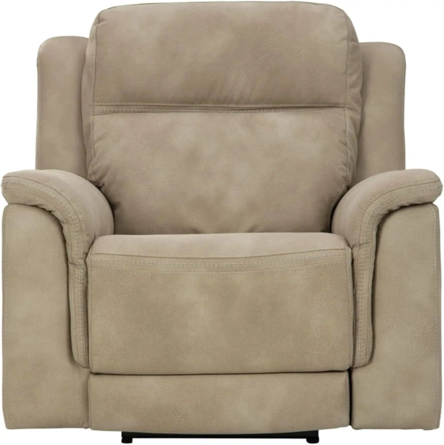 Durapella Power Recliner With Adjustable Headrest Beige from PriceLows™