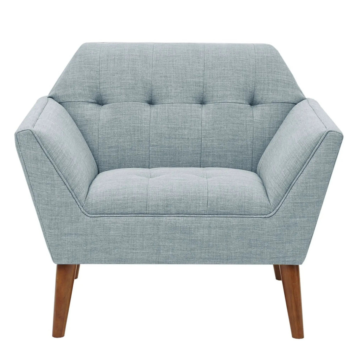 Modern Lounge Chair | Button Tufting | Mid-Century Design | Comfortable Armrests