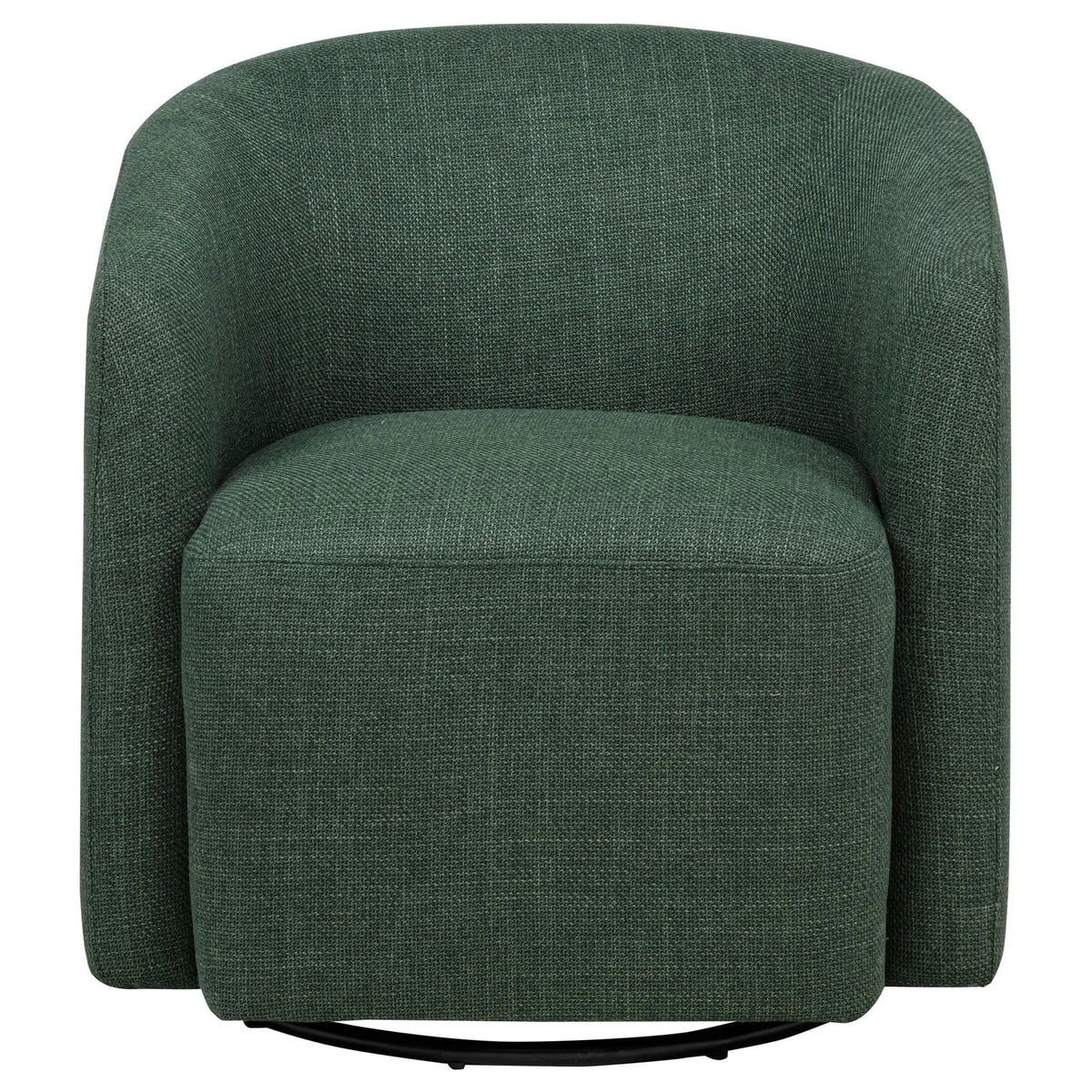 Mossbrook Fabric Upholstered Swivel Accent Chair | 29.25 x 29.25 x 31.5 in | Fabric | Green