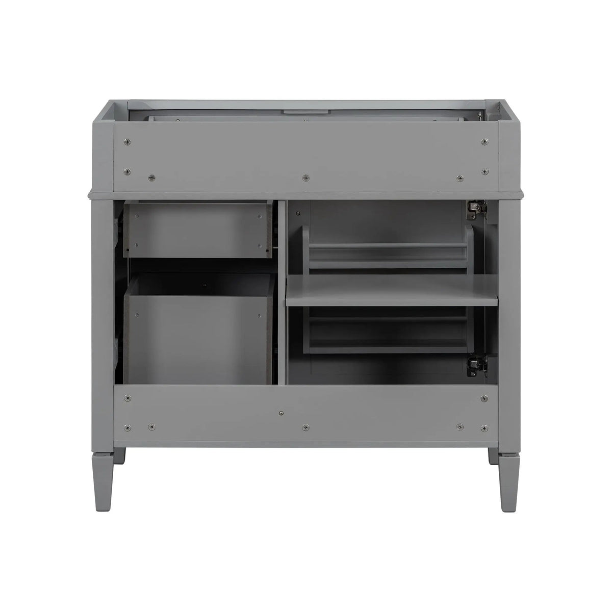 Bathroom Vanity | 3 Drawers | Blue Finish | Tip Out