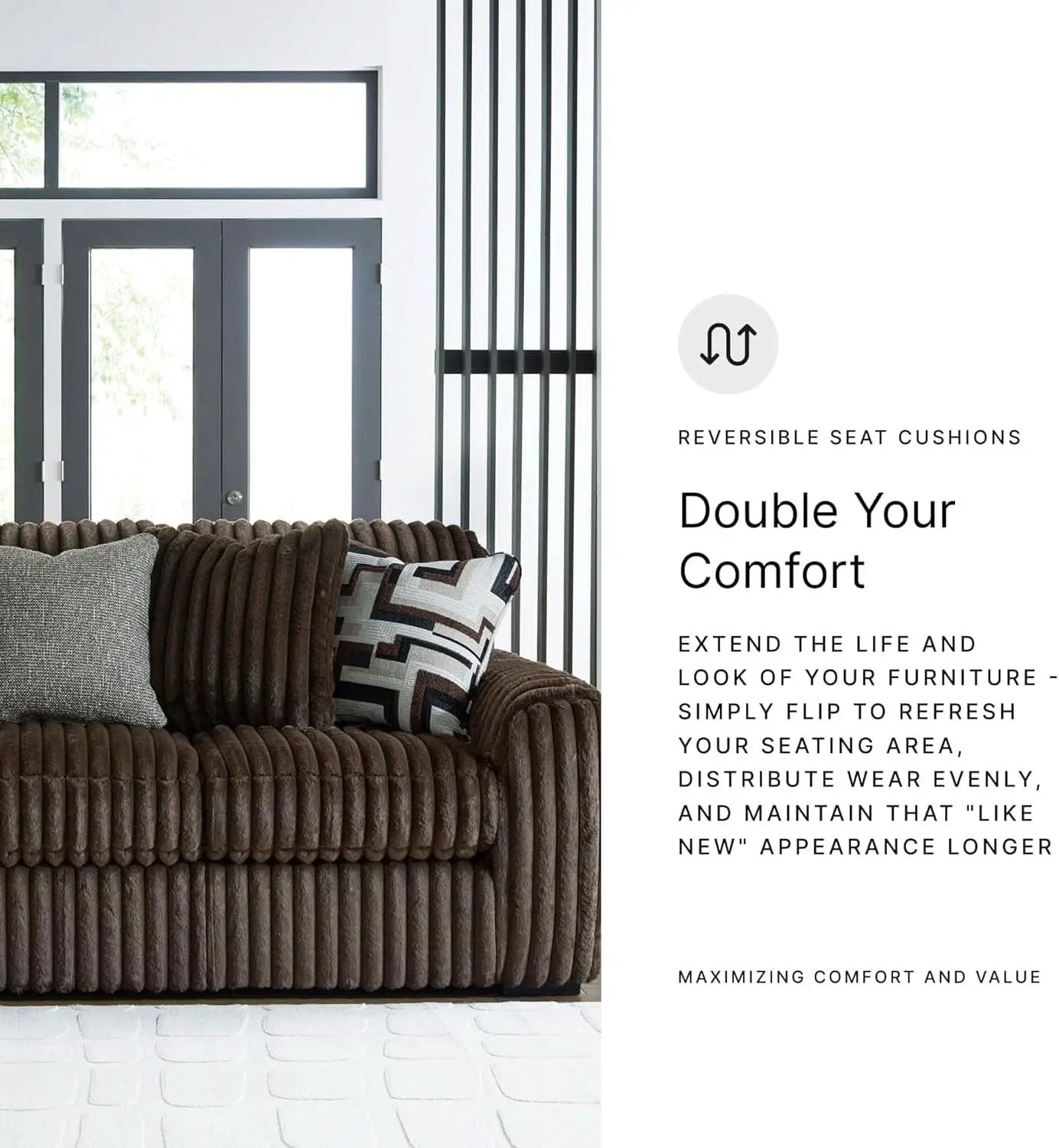 Queen Sofa Sleeper Anthracite Black Memory Foam Ultra from PriceLows™