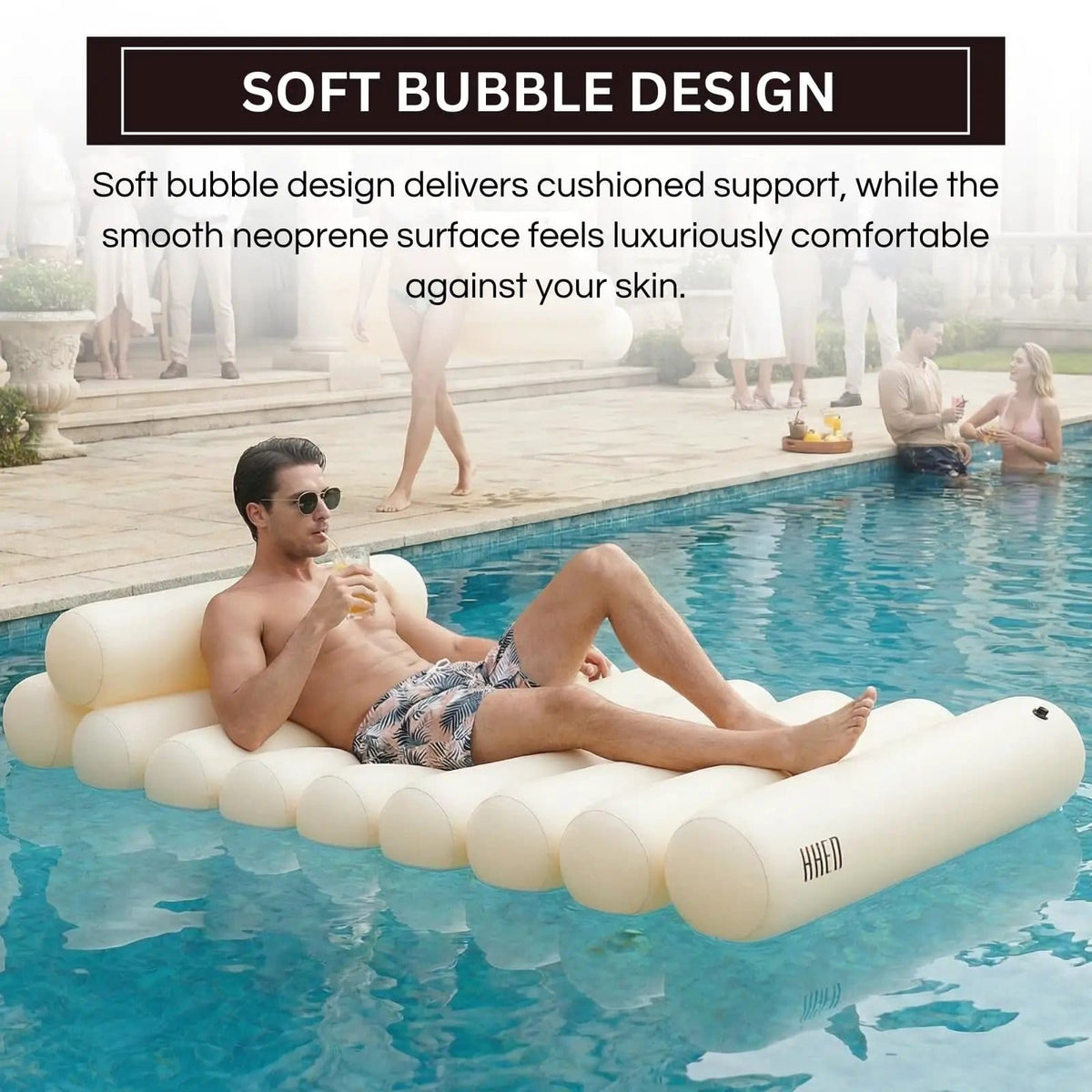 Bubble White Pool Lounger | Home Decor | Gift Ready