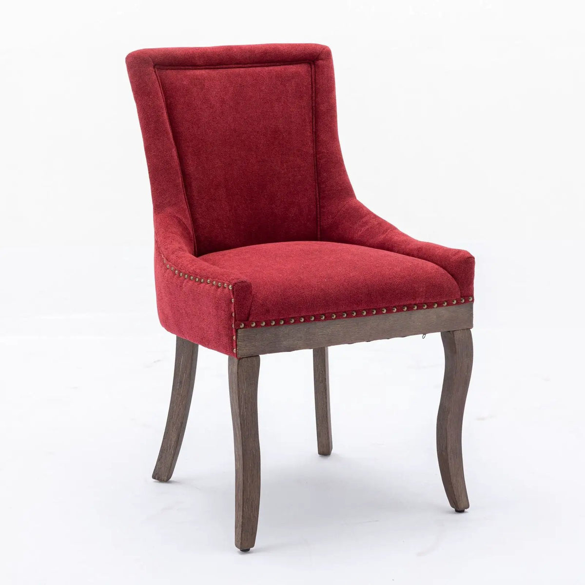 Ultra Side Dining Chairs | Set Of 2 | Luxurious Fabric | Mid-Century Modern Look