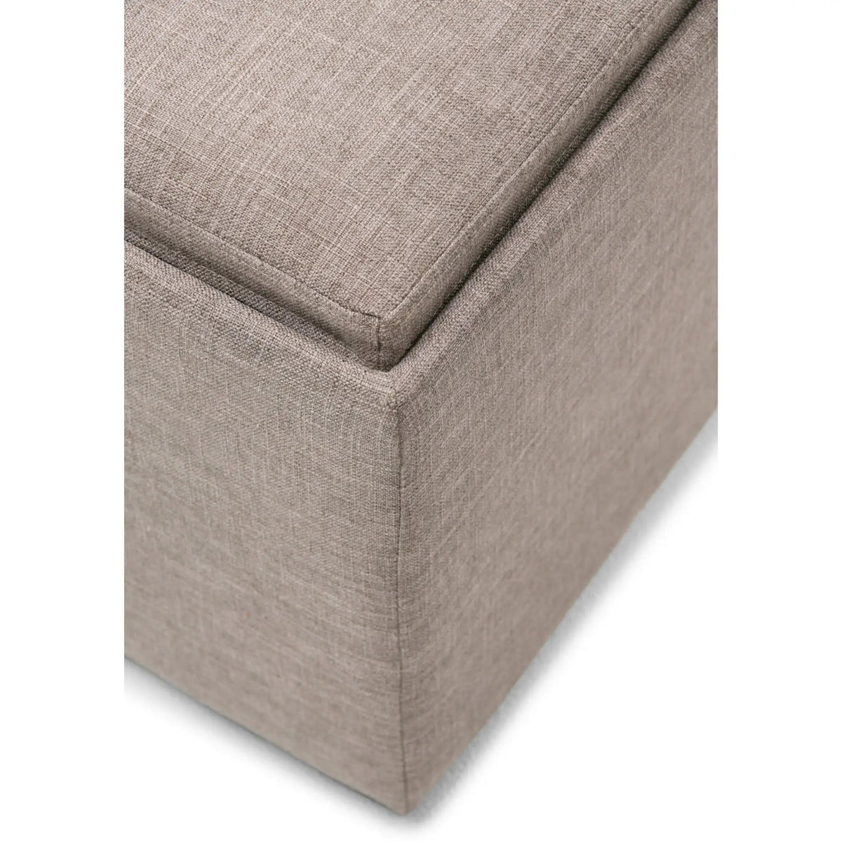 Avalon Square Storage Ottoman | Coffee Table Design | Four Flip Over Serving Trays | 35 Inch Width