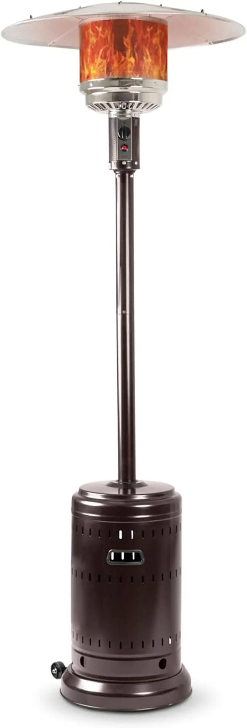 46,000 BTU Outdoor Patio Heater With Wheels Havana Bronze from PriceLows™