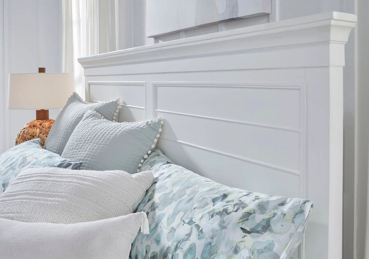 Charleston Panel Storage Bed | Transitional Style | Clean Shapes Crisp Lines | 88.63 Inch Length
