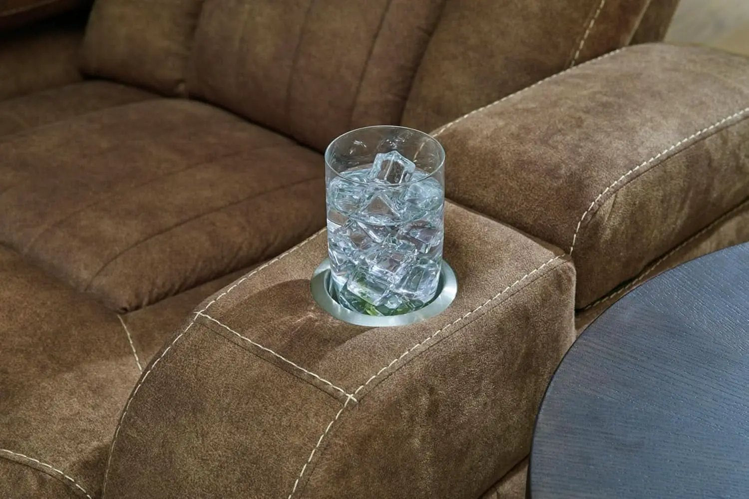 Wolfridge Dark Brown Power Recliner With USB Ports from PriceLows™