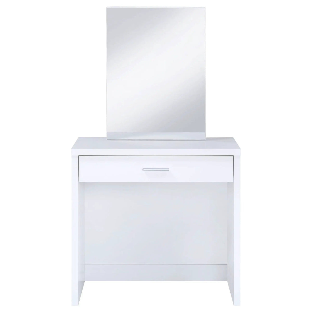 Harvey Vanity Set with Lift-Top Stool | 31.5 x 15.75 x 58.5 in | Bathroom Furniture | White