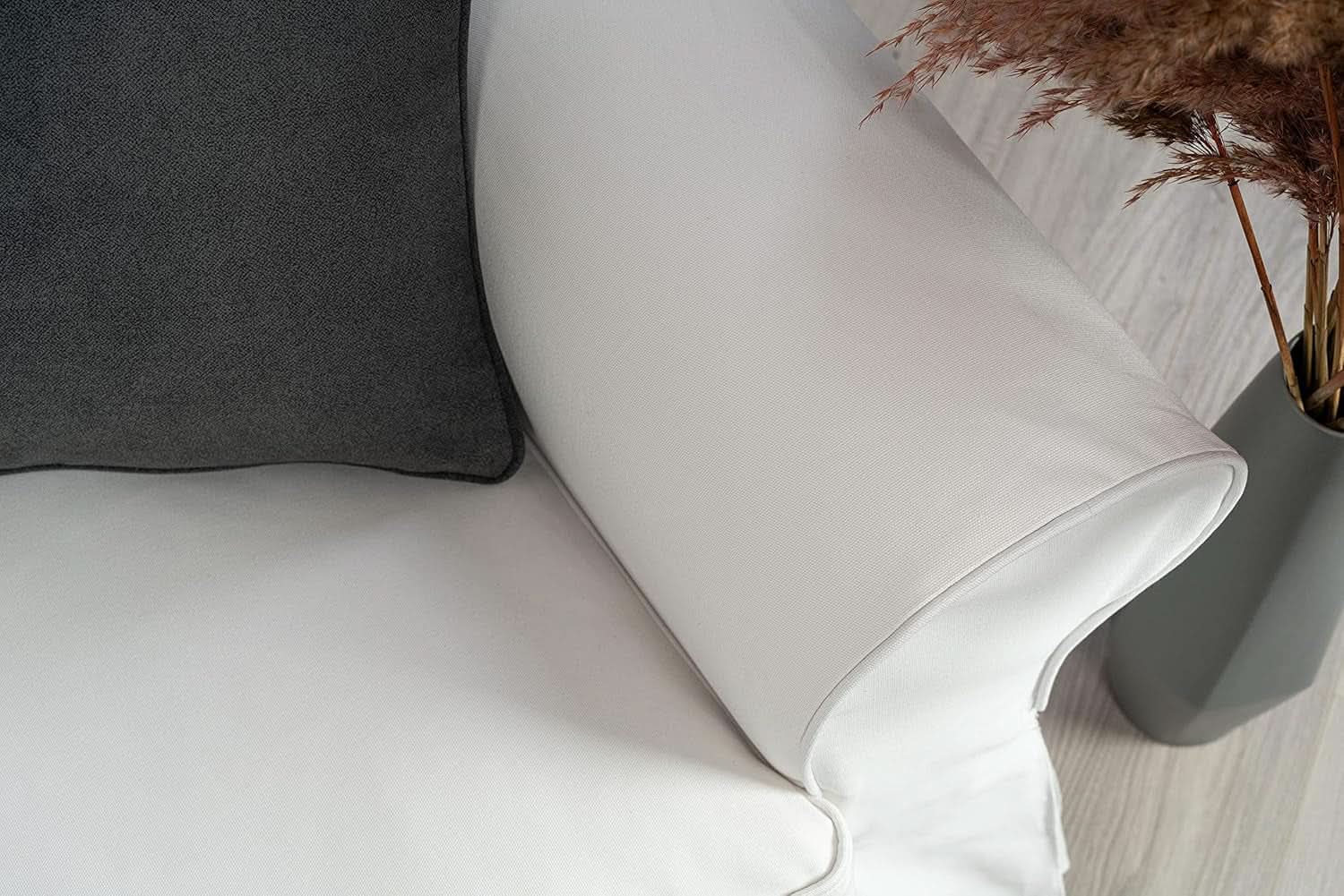 IKEA Ektorp 3 Seat Sofa Slipcover White Replacement from PriceLows™