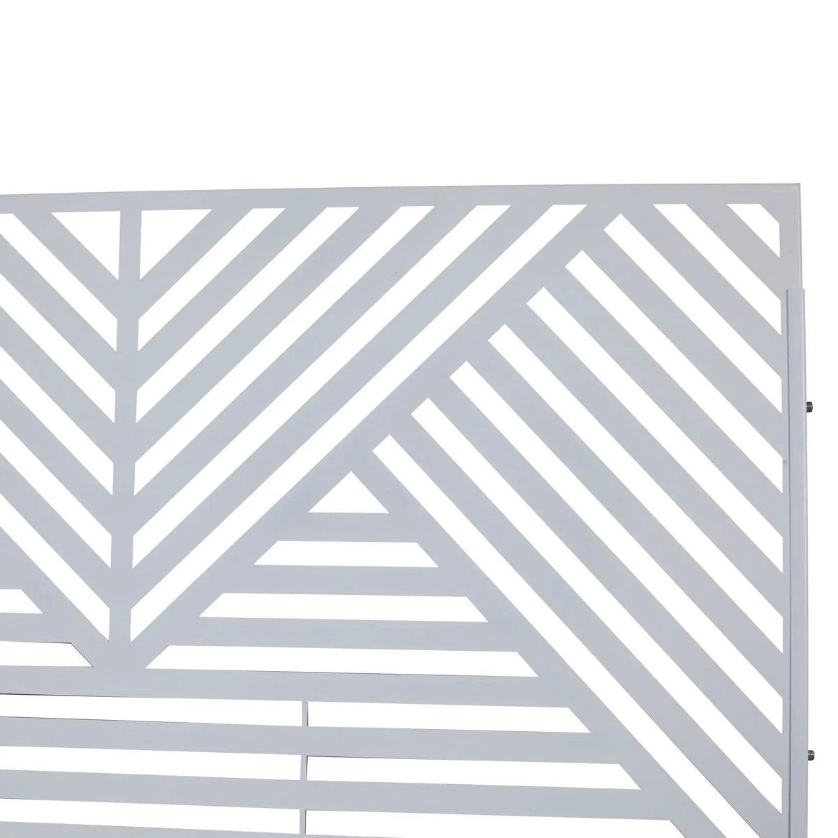 Freestanding Metal Privacy Screen | Outdoor | Indoor Decor Divider