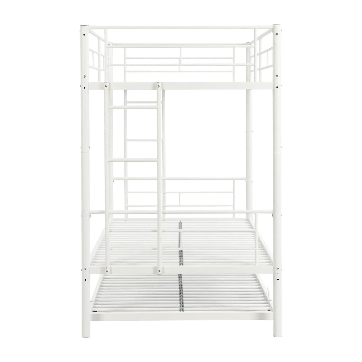 Bunk Bed With Trundle | Heavy Duty Steel | Space Saving | Twin Top