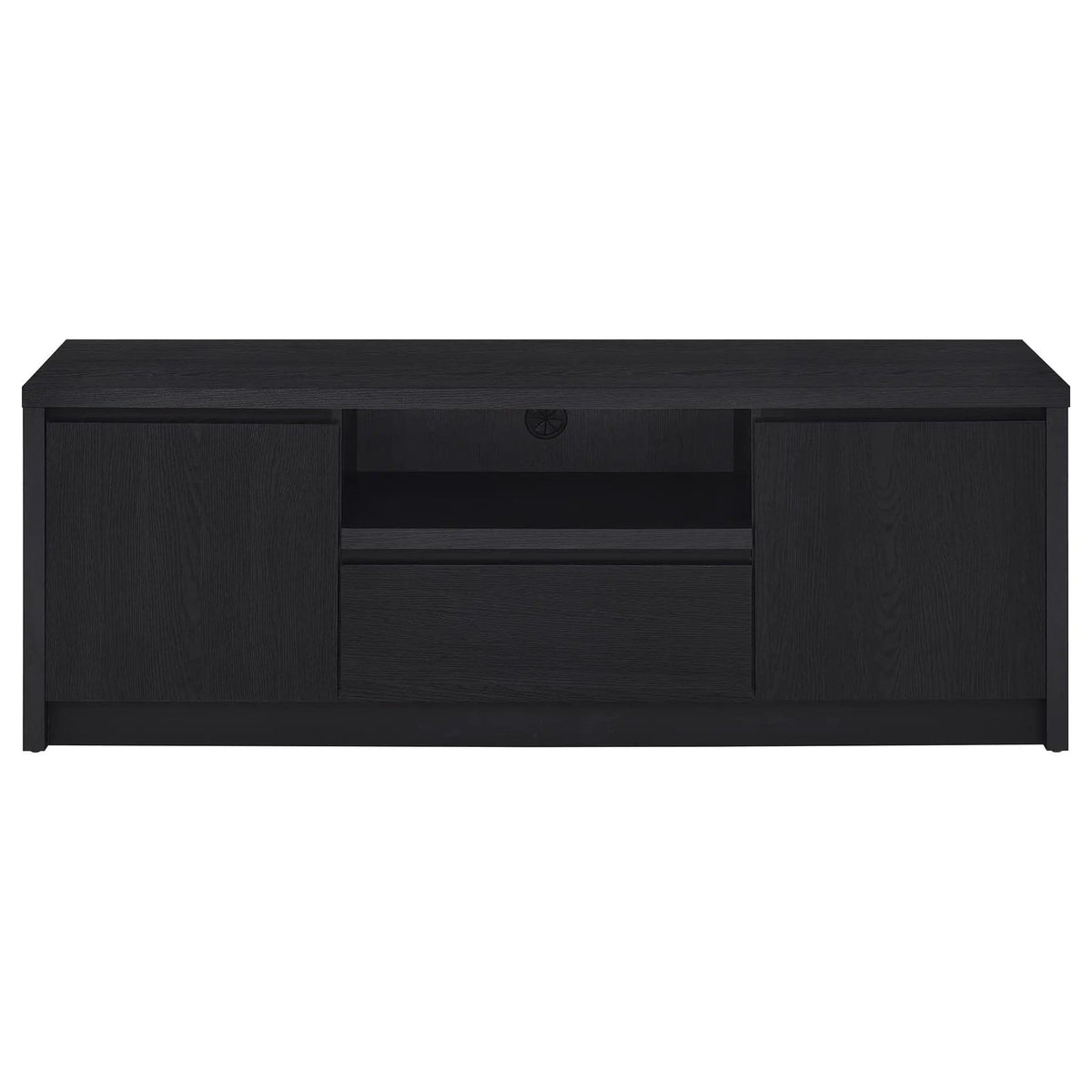 Winfield 3-piece Entertainment Center 60-inch TV Stand | 3-Piece Set | Veneer | Black