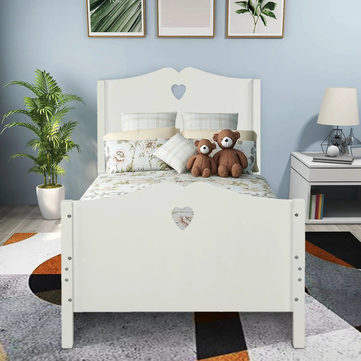 Platform Bed | Sturdy Slat Support | Solid Wood Frame | Multiple Sizes