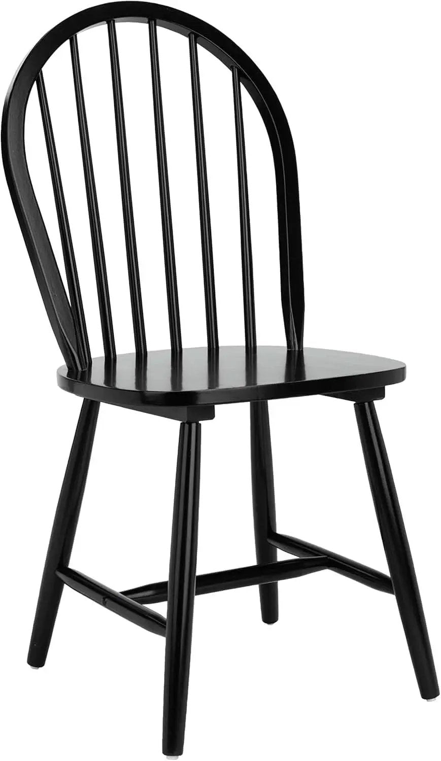Home Camden 18 Inch Black Farmhouse Dining Chairs Set Of 2 from PriceLows™