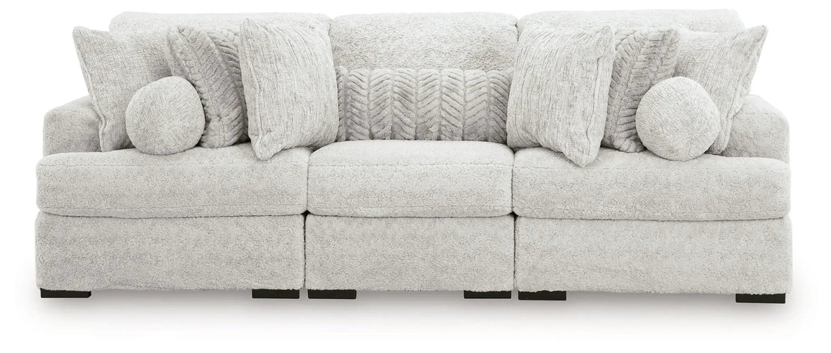 Cuddle Plush Sectional | Double Chaise | Ultra Soft Upholstery | 125 Inch Length