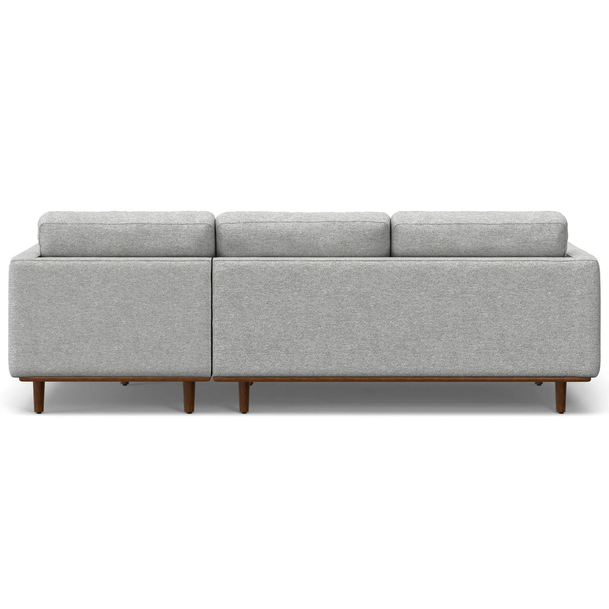 Morrison Upholstered Sectional Sofa | Genuine Aniline Leather | Chaise Cushions | 102.2 Inch Length