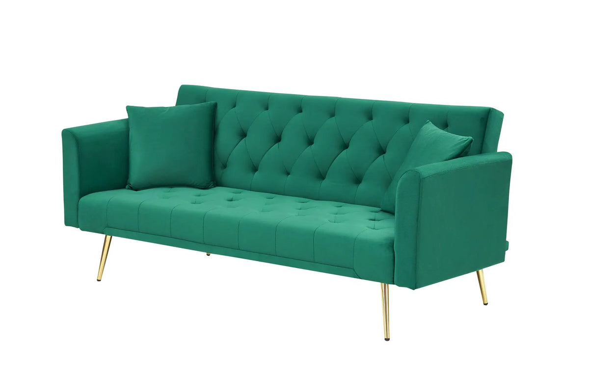 Convertible Folding Sofa Bed | Double Size | Small Space Design | Living Room Futon