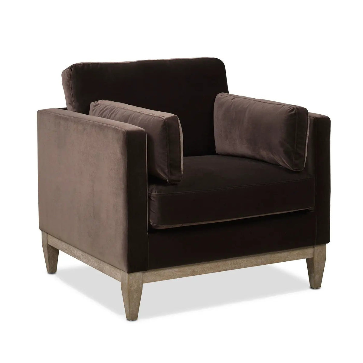 Knox Modern Farmhouse Arm Chair | Feather-Down Wrapped Cushions | Reversible Back And Arm Cushions | Durable Upholstery