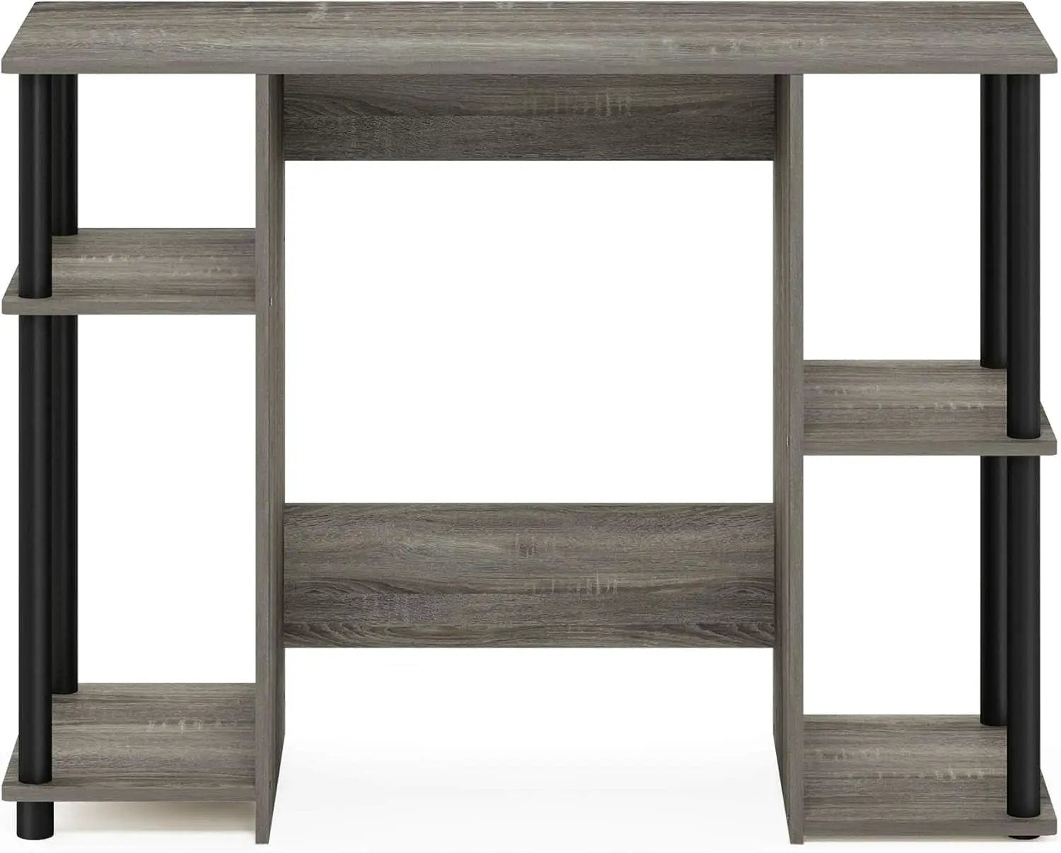 Jaya Computer Study Desk With Open Storage Grey Black from PriceLows™