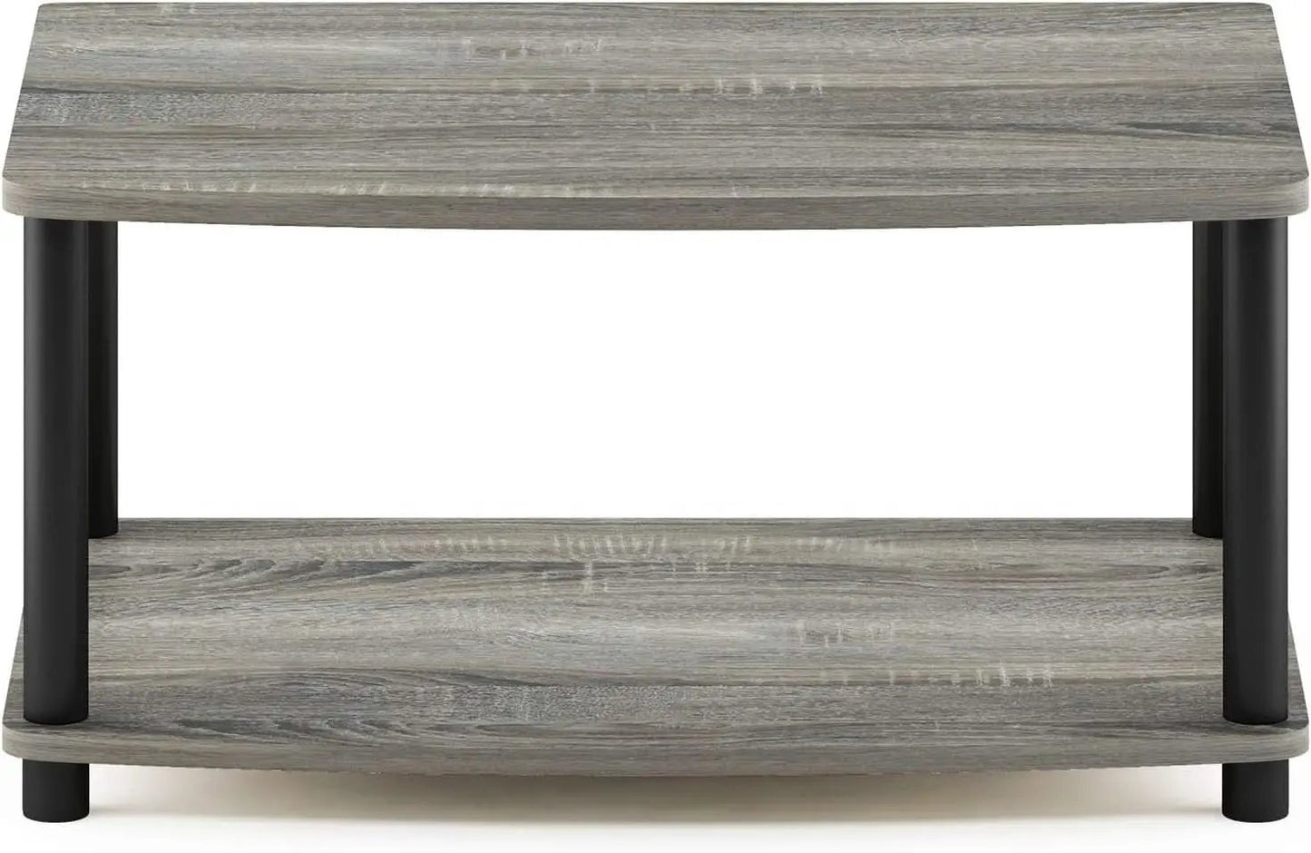 Turn-N-Tube 2-Tier Printer and TV Stand French Oak Grey Black from PriceLows™