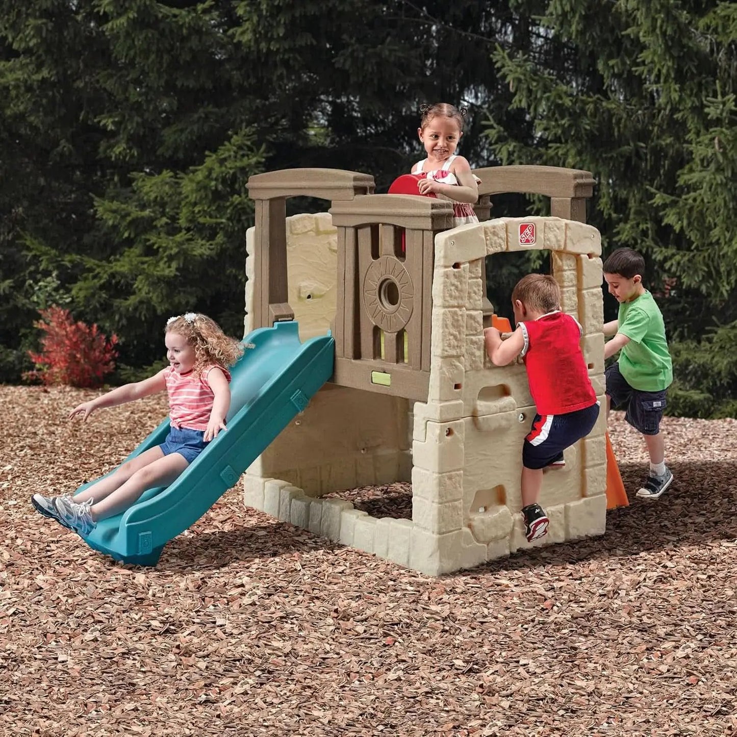 Woodland Climber II Kids Ultra multilevel Climbing Playset from PriceLows™