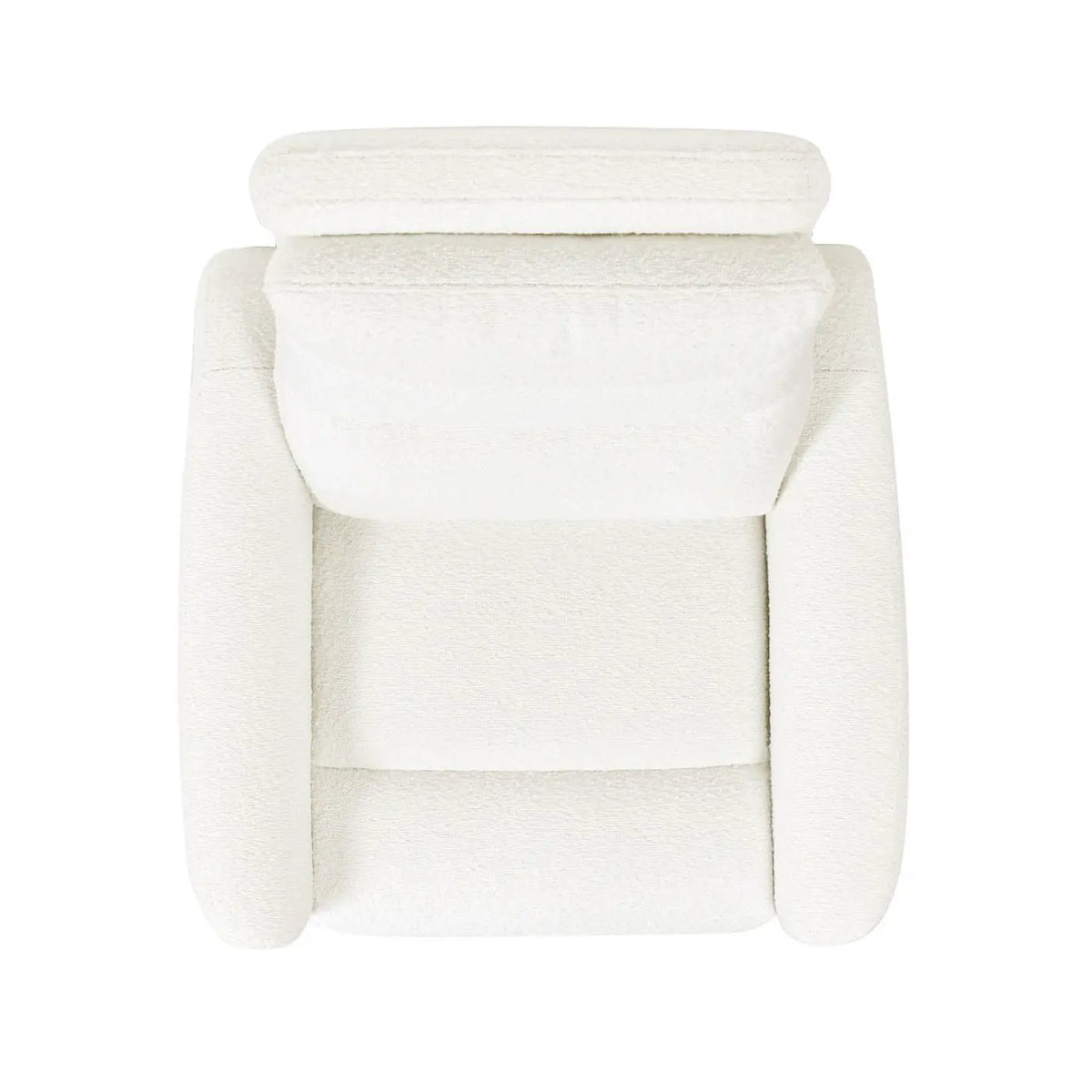 Bloomy High Back Power Recliner | Motion Chair | Powered Reclining | Chiffon White