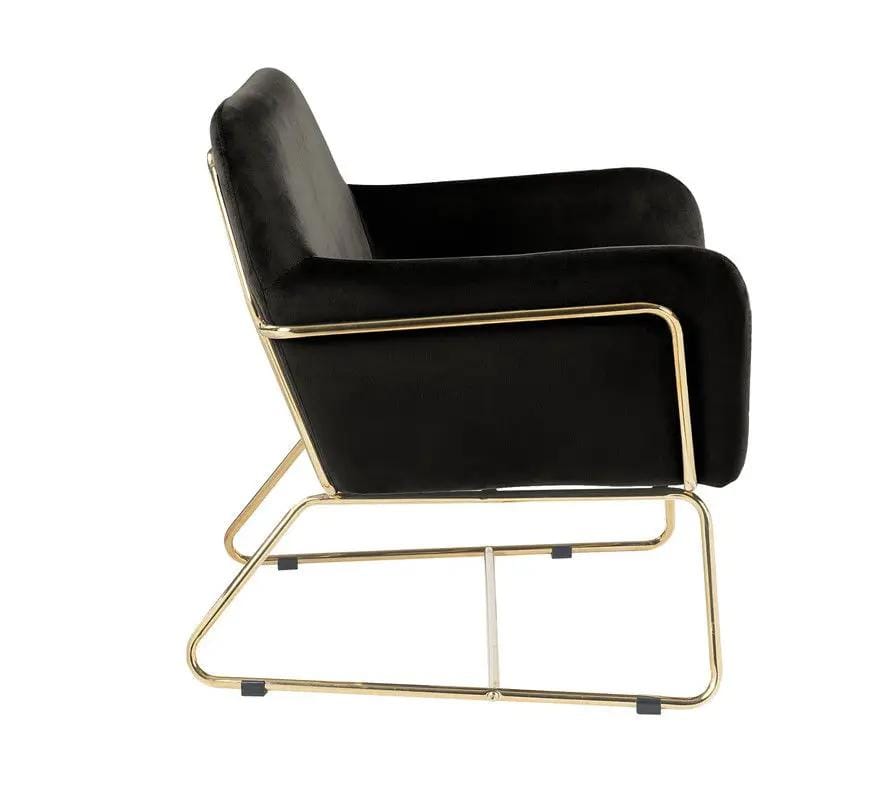 Keira Accent Chair With Metal Base | 3 Pieces | Metal | Living Room
