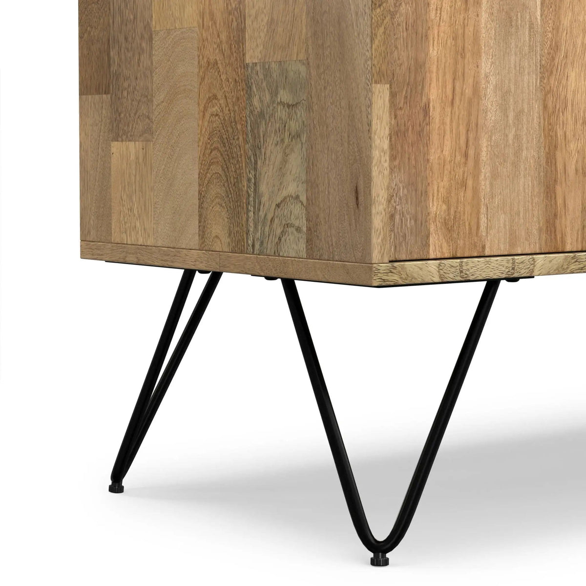 Hunter Handcrafted TV Media Stand | 3 Pieces | Iron & Metal | Living Room