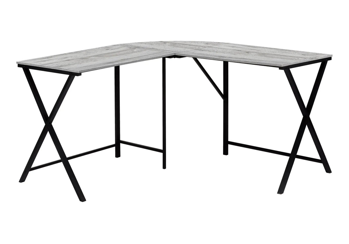 L-Shaped Corner Computer Desk | 55.25 Inch Square | Space-Saving Corner Design | Easy Assembly