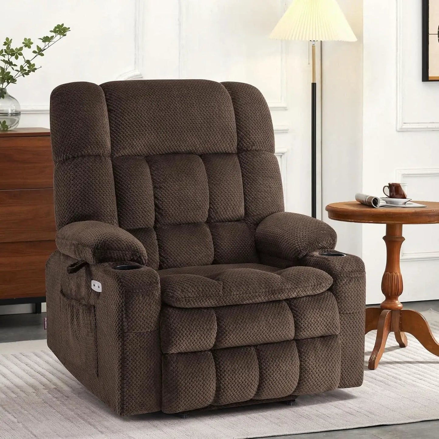 Large Power Lift Recliner With Massage And USB Ports from PriceLows™