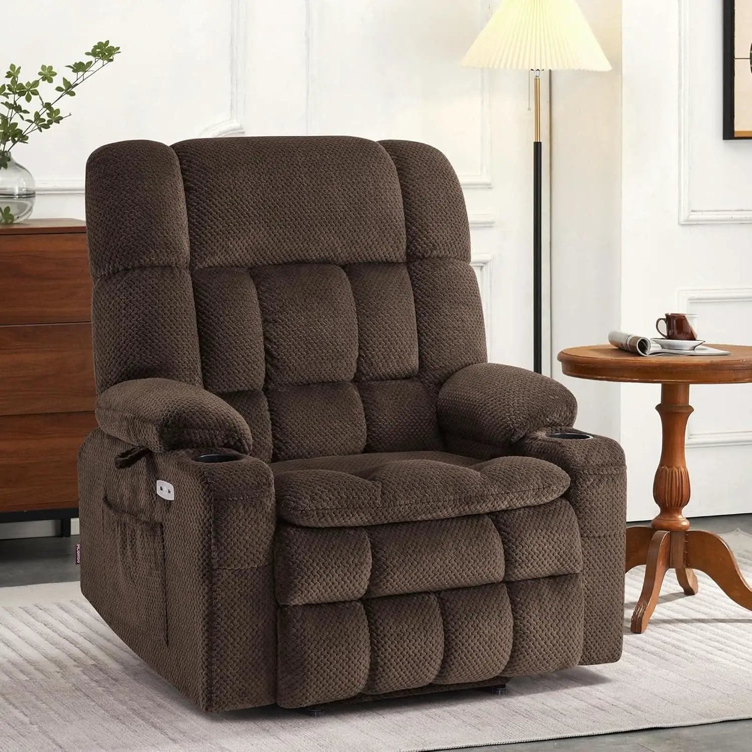 Large Power Lift Recliner With Massage And USB Ports from PriceLows™