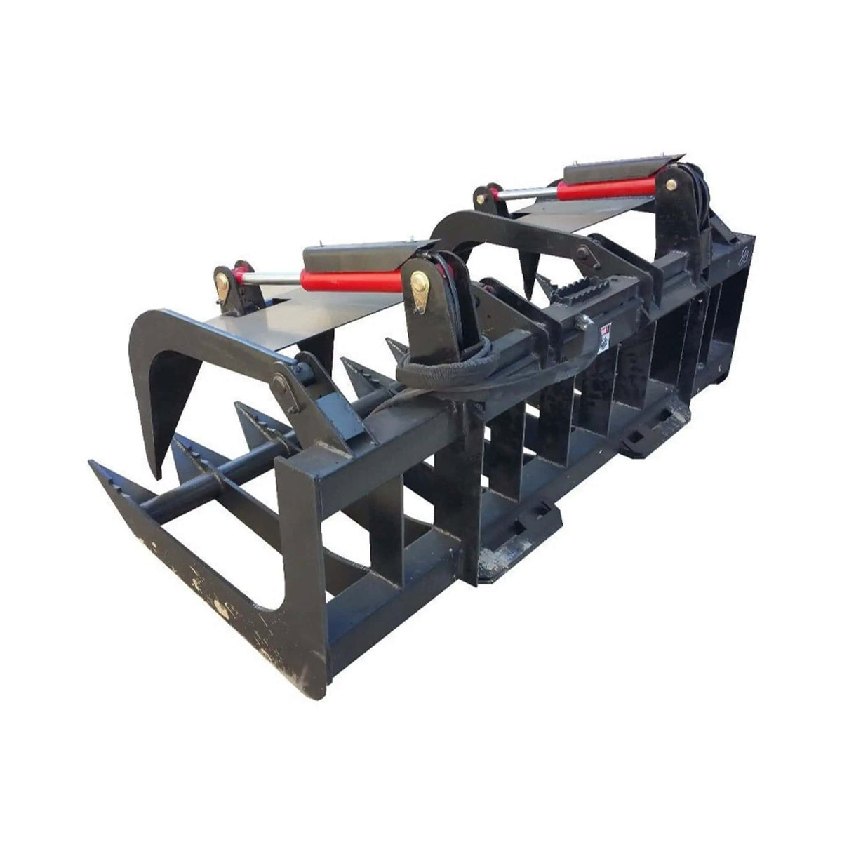 74-Inch Heavy-Duty Skid Steer Root Grapple Bucket Attachment | 74 Inch | Steel | Skid Steer Attachment