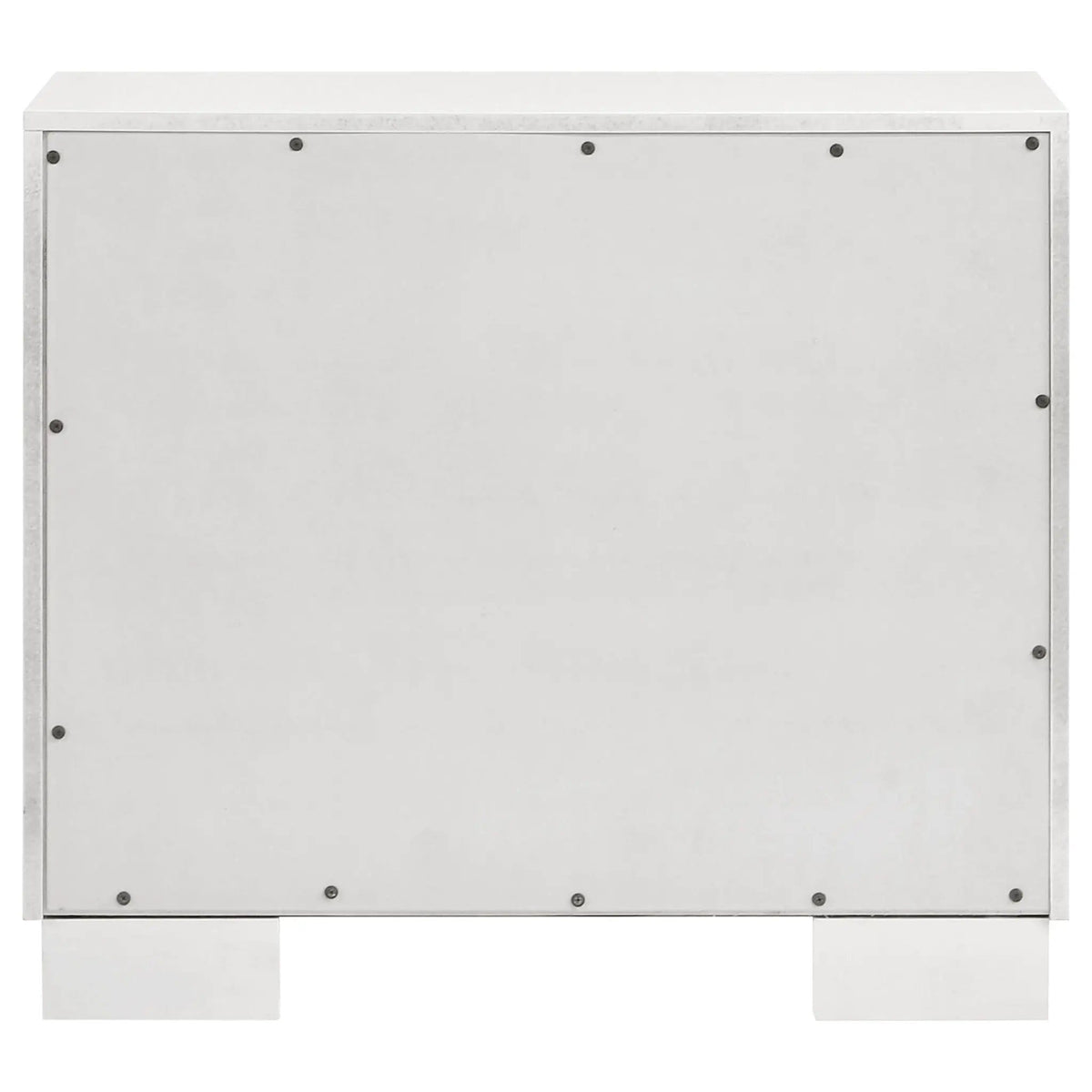 Jessica 2-drawer Nightstand Snow | 26 x 15 x 23 in | Wood | White