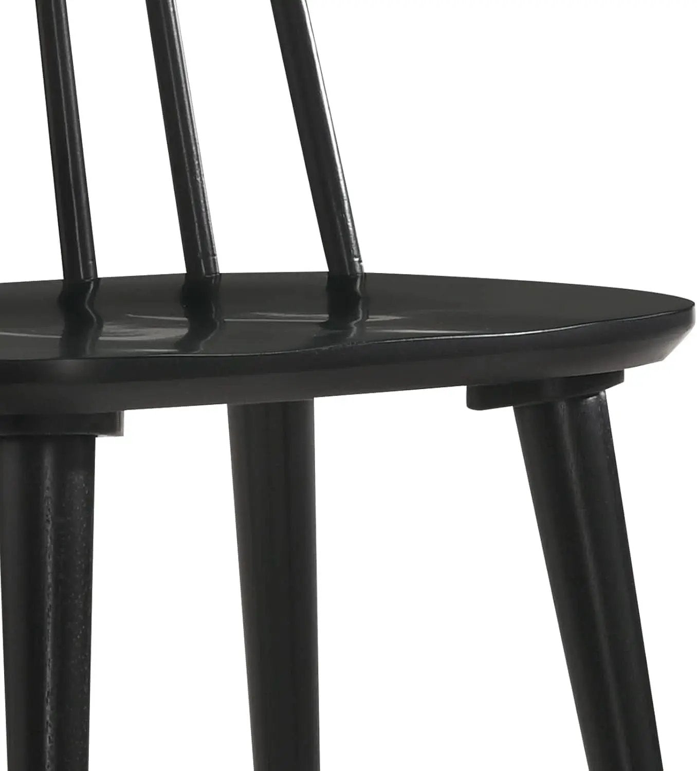 Antique Walnut Hardwood Spindle Back Dining Chairs from PriceLows™