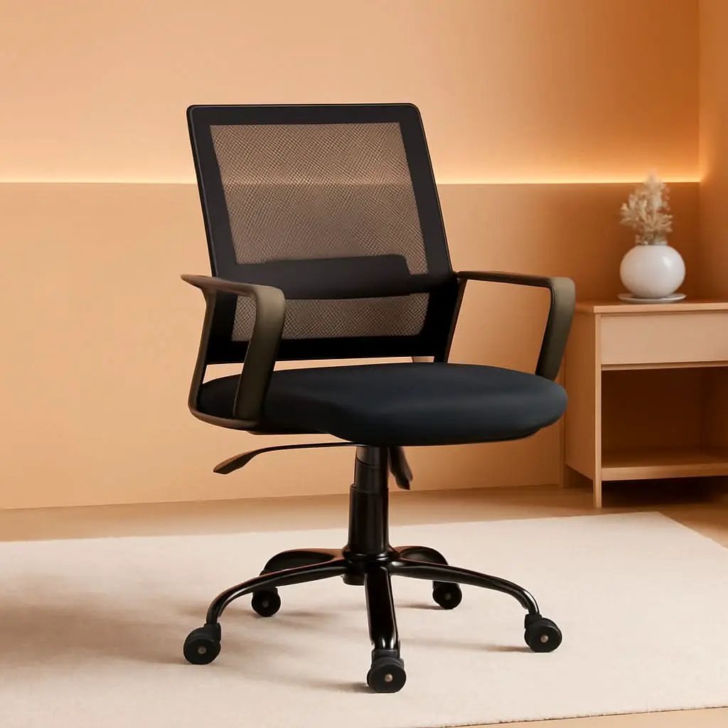 Ergonomic Mesh Office Chair With Lumbar Support Adjustable from PriceLows™