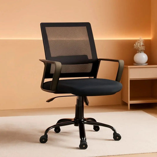 Ergonomic Mesh Office Chair With Lumbar Support Adjustable from PriceLows™