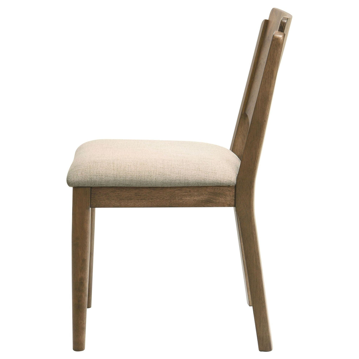 Crestmore Dining Chair Upholstered Seat Walnut (Set of 2) | 20 x 22.75 x 33.75 in | Walnut & Wood | Dining Room