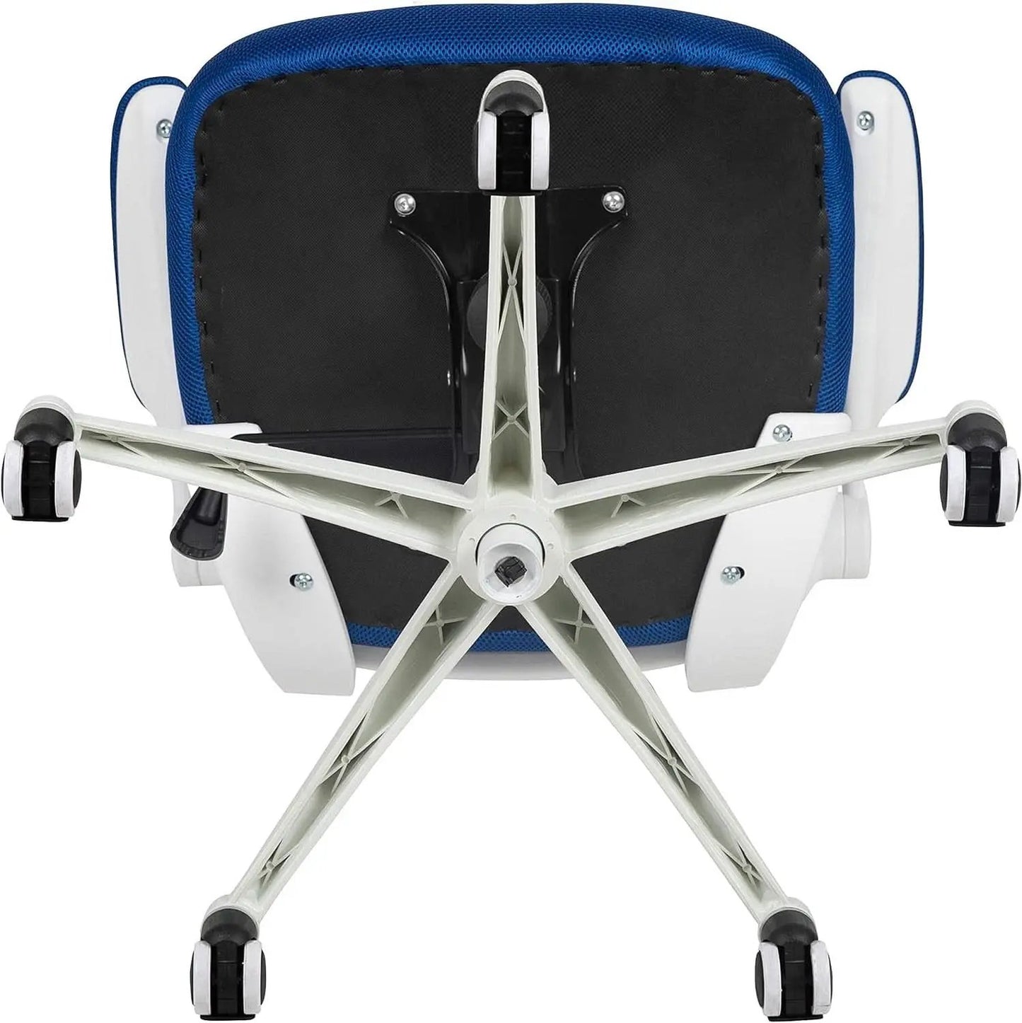 Ergonomic Office Chair Blue Mesh With White Frame Mid Back from PriceLows™