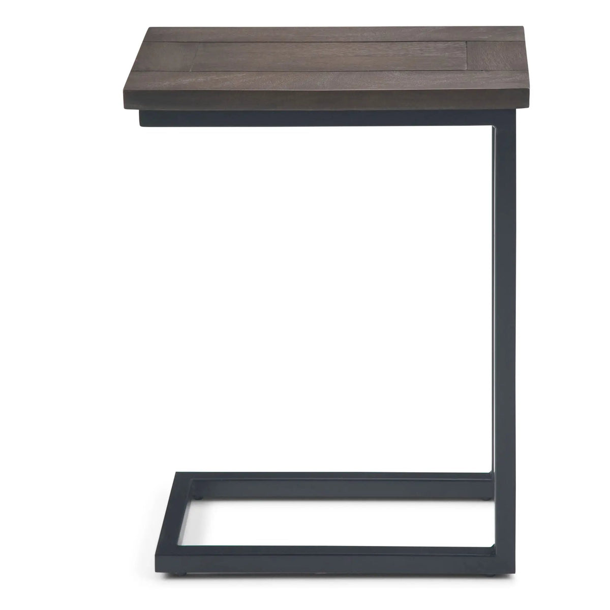 Skyler C Side Table | Handcrafted Solid Wood | Slide Under Couch Design | 24 Inch Height