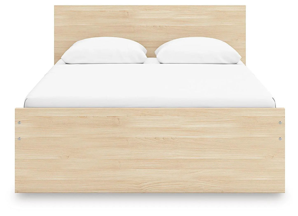 Onita Panel Platform Bed | Minimal Design | Ultra-Clean Lines | Easy-Elegant Solid Finish