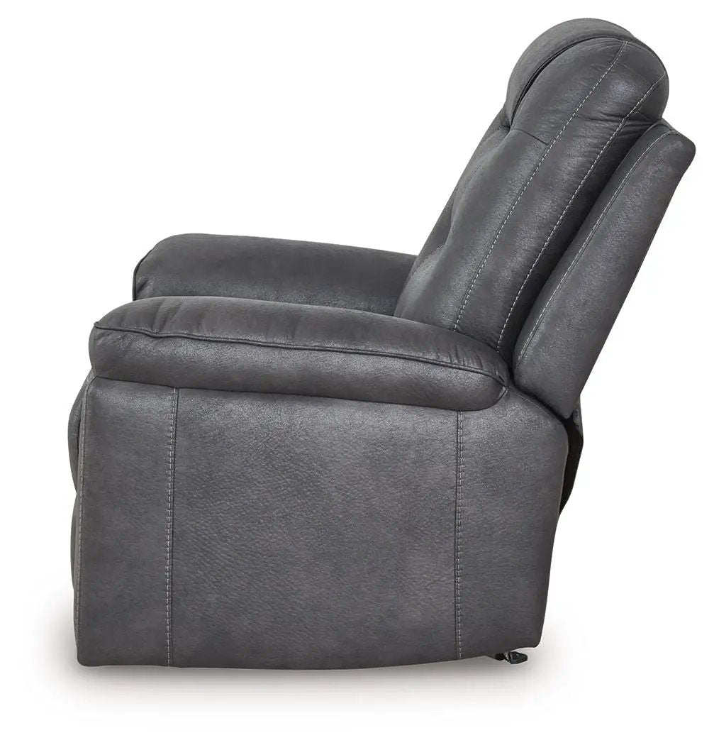 Stockworth Rocker Recliner | Warm Faux Leather | Inviting Comfort | 42 Inch Length