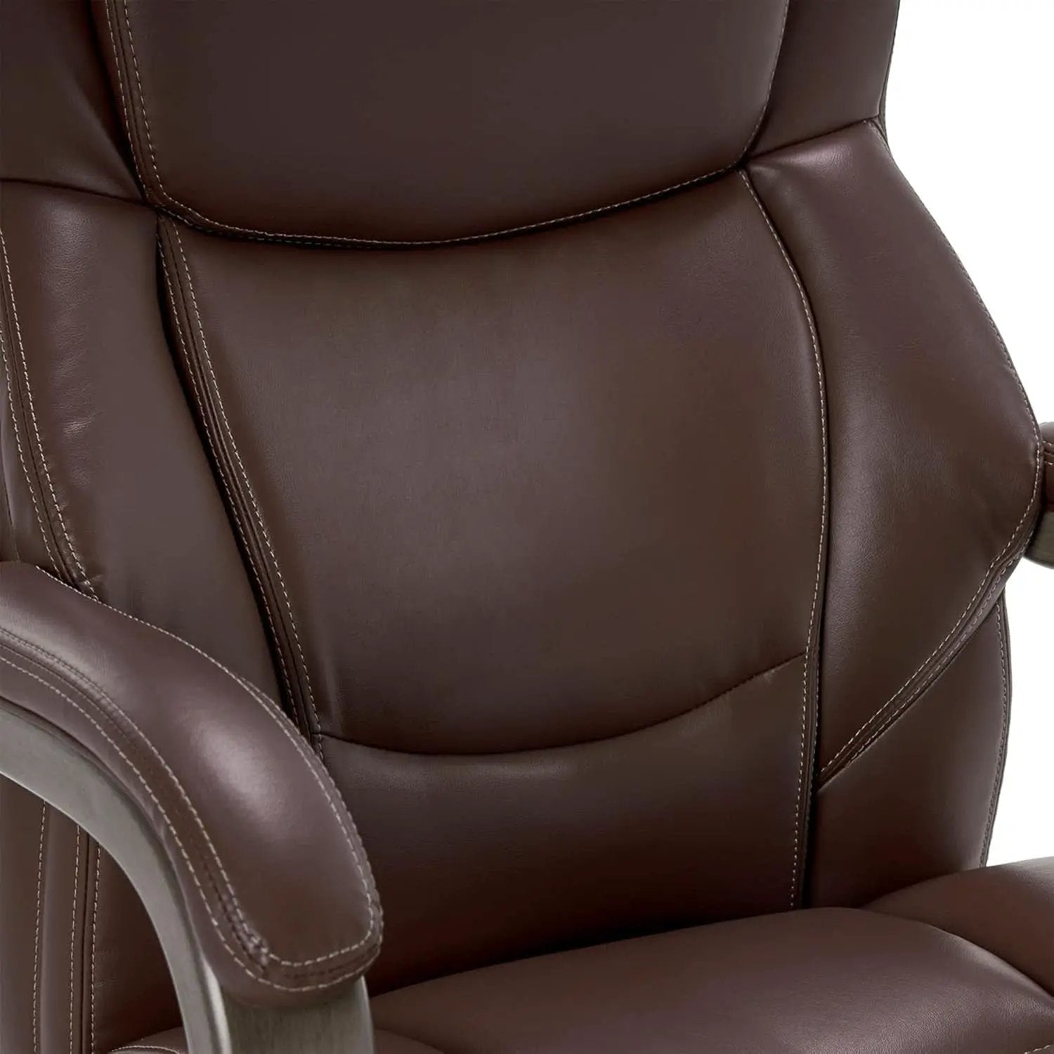 Delano Big Tall Executive Office Chair Brown Bonded Leather from PriceLows™
