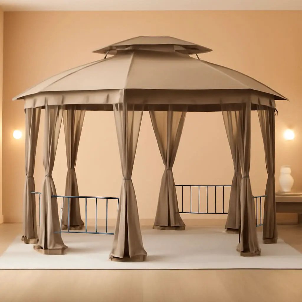 Replacement Canopy For Jefferies Gazebo Beige Whisper RipLock 350 from PriceLows™