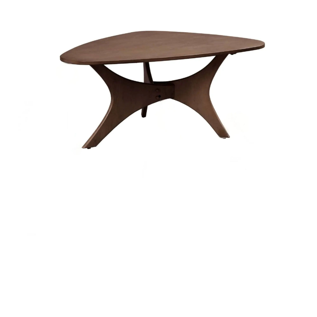 Triangle Accent Table | Wood Veneer Top | Natural Elm Finish