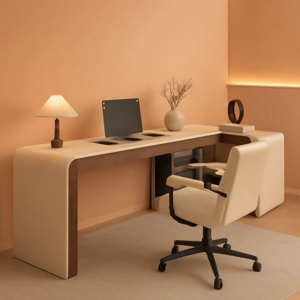 Premium L Shaped Executive Desk 72In Multifunctional from PriceLows™