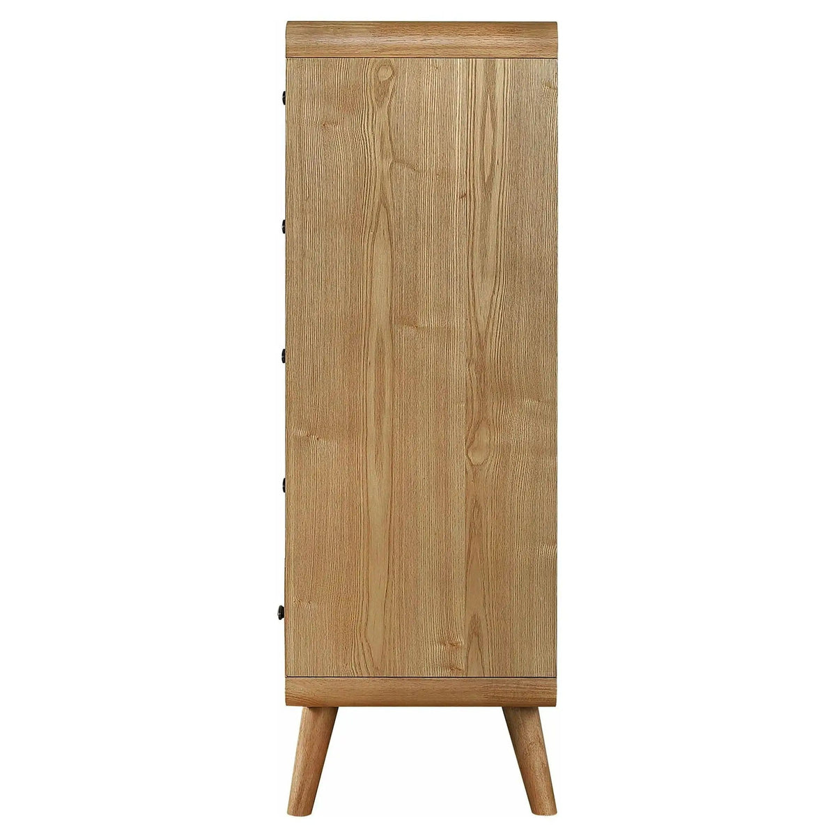 Robyn 5-drawer Bedroom Chest of Drawers Light Ash | 35.75 x 17 x 52.75 in | Rubberwood & Engineered Wood | Bedroom