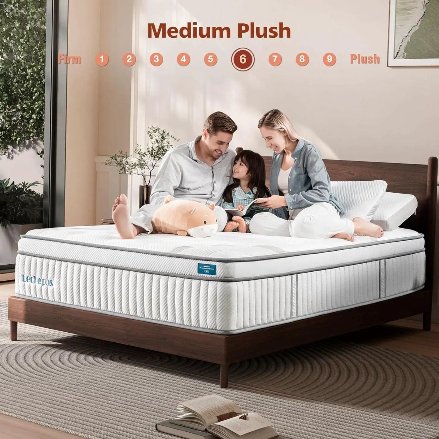 King Size Hybrid Memory Foam Mattress Support System from PriceLows™