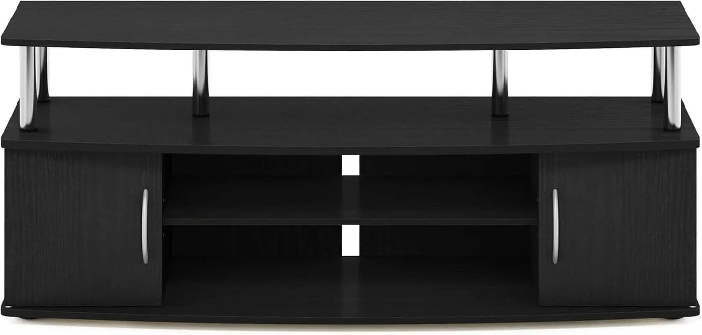 JAYA Entertainment Stand For 55 Inch TV Americano Chrome from PriceLows™
